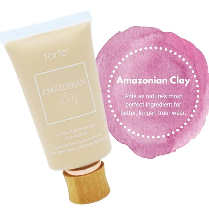 Tarte Cosmetics ian Clay 16-hour Full Coverage Foundation 16S Fair Light Sand