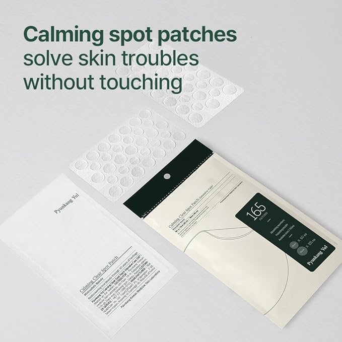 Pyunkang Yul PKY Calming Clear Spot Patch (Intensive Care)165 count Ultimate Hydrocolloid Acne Spot, Pimple, Blemishes & Zit Covering, 2 Sized Adhesive Equal Skin Care, Korean Skin Care