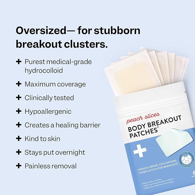 Peach Slices Body Breakout Patches