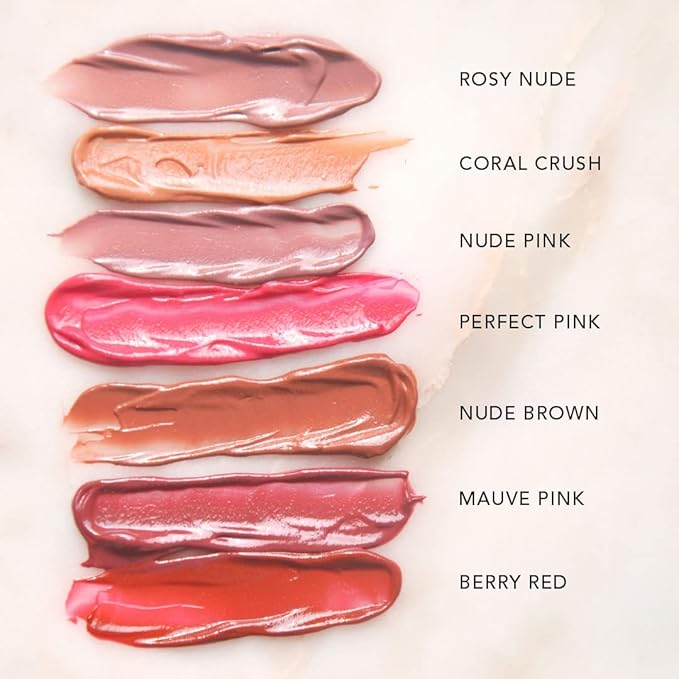 Oh-So-Luxe Liquid Tinted Lip Balm, Hydrating & Nourishing Tinted Lip Oil for dry dark lips, results in Soft & Glowing Lips, Moisturizing, Non-Sticky Mauve Pink Shade - 0.10 Fl Oz - RAS LUXURY OILS
