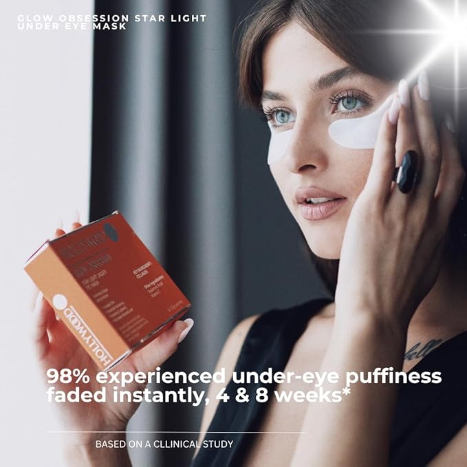 Anti-age under eye masks - With Hyaluronic Acid, Collagen & Vitamin C. Natural gel eye masks, under eye gel patches for dark circles & puffy eyes. Anti wrinkle skincare, hydrating & soothing. 20 pairs