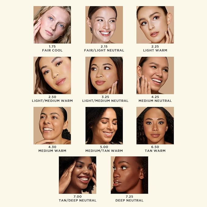 HALEYS Re-form Luminous Skin Foundation, VEGAN + CRUELTY-FREE, Blurs, Conceals, Blendable, Buildable Med-to-Full Coverage, Weightless, Oil-free, All-Day Wear, Hyaluronic Acid, All skin types (2.25)