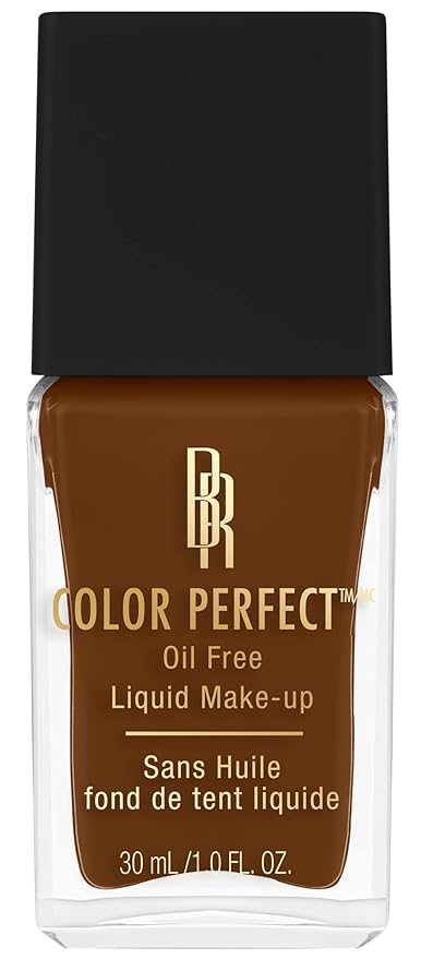 Black Radiance Color Perfect Liquid Full Coverage Foundation Makeup, Double Fudge, 1 Fl Oz