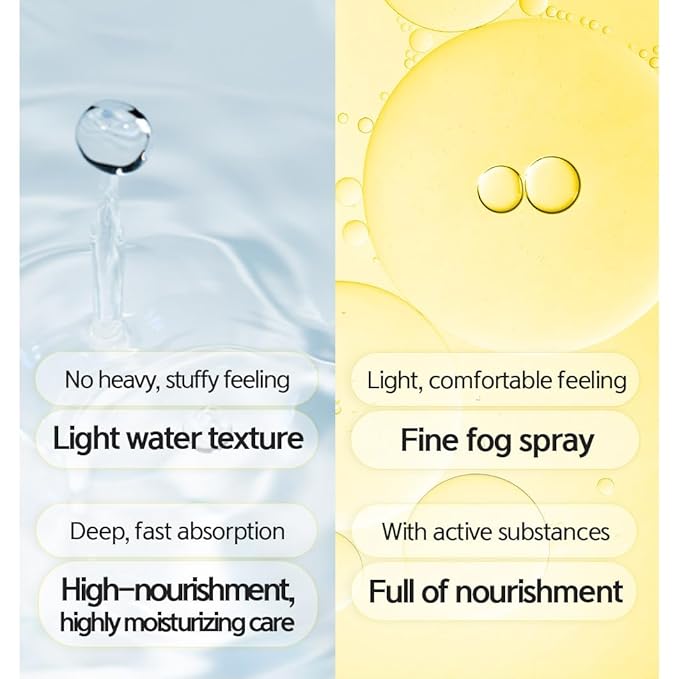 LALACHUU Glow Mist Serum – Hydrating & Soothing Face Mist Artemisia, Centella Asiatica, Evening Primrose, Korean Skin Care, Made in Korea, for Sensitive Skin (Radiance, 3.38 oz)