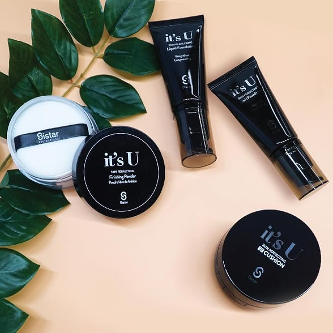 Sistar Skin Perfecting BB Cushion Full Coverage Long Lasting Natural Glow Foundation On The Go Case With Mirror (Mocha)