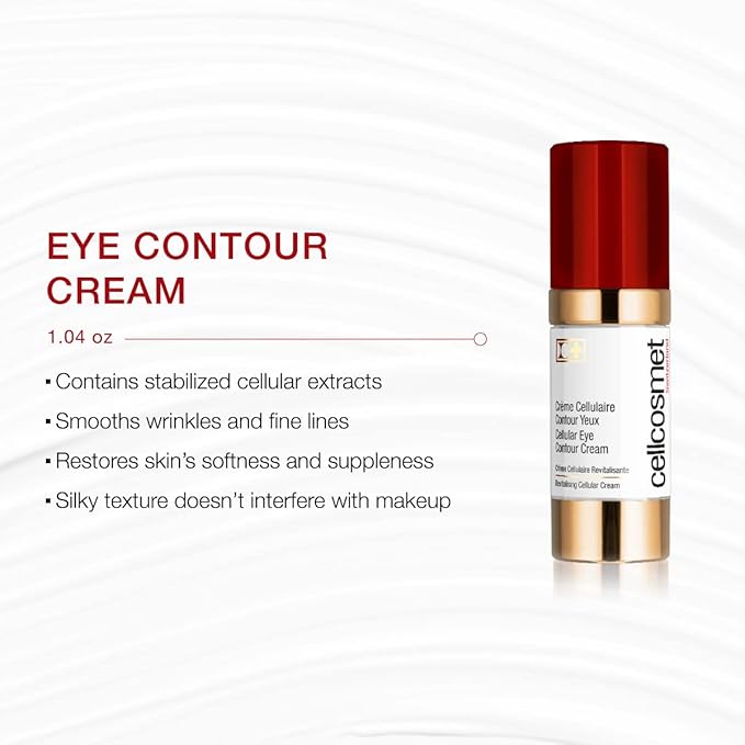 Cellcosmet Cellular Eye Contour Cream - Revitalizing Eye Cream and Anti-Aging Treatment (1.04 oz)
