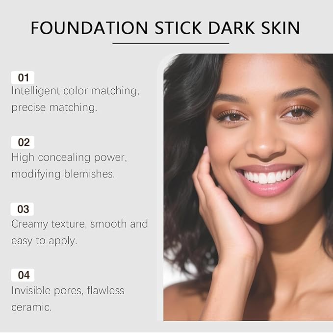 Blanc Cover Cream Stick, Color Changing & Brightening Makeup Base, Blanc Effect Cover Cream Stick for Smooth Hydrating Skin, Concealer & White Foundation for a Flawless Look (Natural)