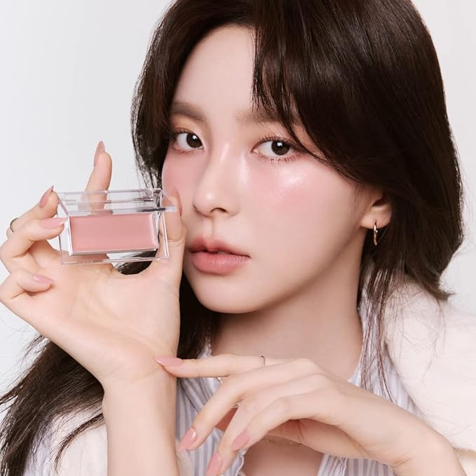 BBIA Ready To Wear Downy Cheek Cream Blush 8 Color - Creamy Blendable & Buildable Blush Dewy Texture & Matte Finish High Pigment Longlasting Lightweight Natural Face Makeup, 0.12oz (03 DOWNY APRICOT)