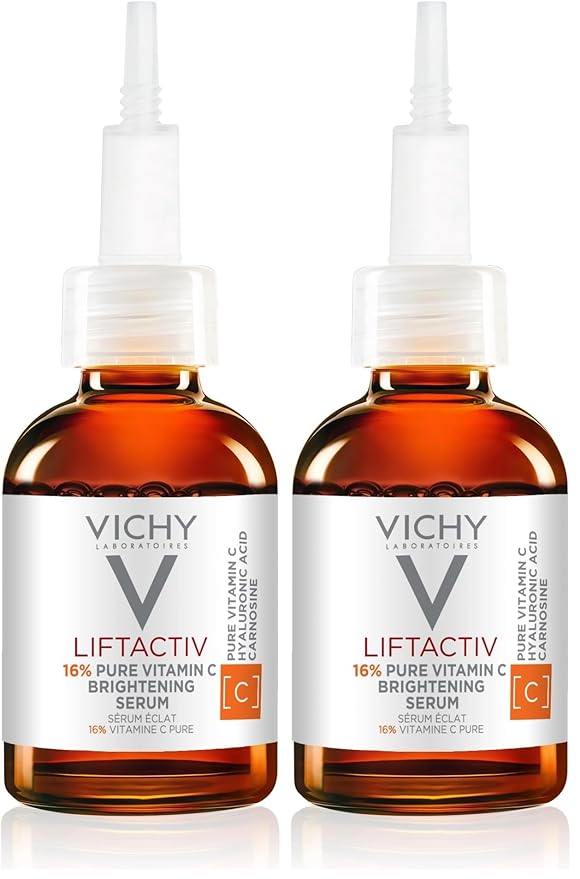 Vichy LiftActiv Vitamin C Serum For Face, Brightening Serum With 16% Pure Vitamin C + Hyaluronic Acid + Vitamin E, Improves Radiance & Firmness, Anti Aging, Protects Skin From Discoloration