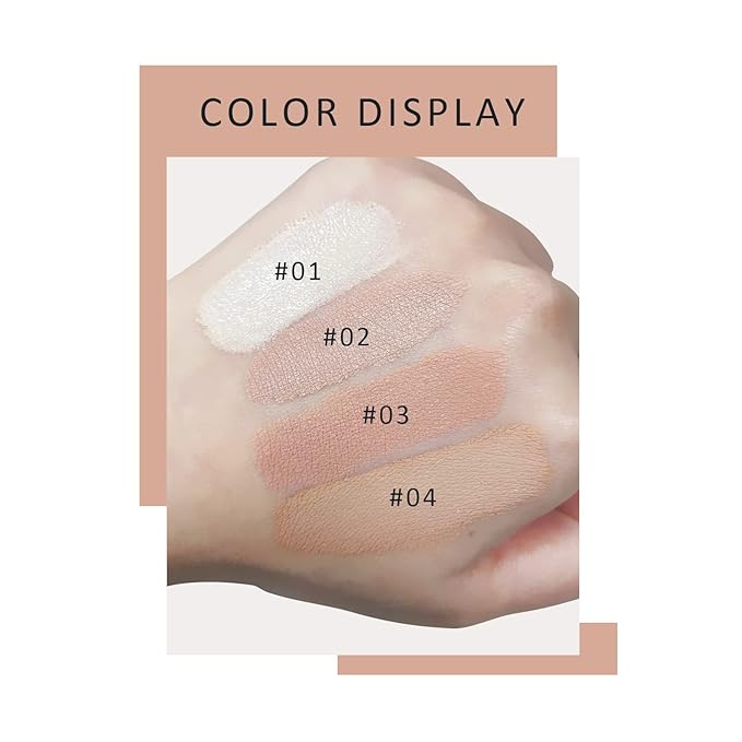 Ownest Mushroom Head Air Cushion BB Cream, Concealer Lasting Nude Makeup Moisturizing Pigment CC Liquid Foundation, Even Skin Tone Makeup Base Primer-Buff Beige