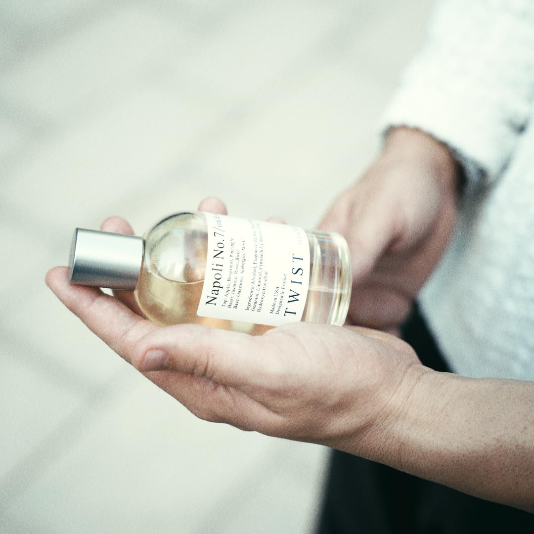 Twist Blue Rush No. 26 - Eau De Parfum Inspired by Polo Blue, Long-Lasting Perfume for Men, Melon & Cucumber, Vegan, Clean Ingredients, Fragrance - Spray 100 ml | 3.4 fl. oz.