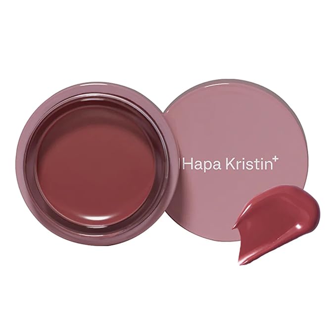 Gleam Glow Lip and Blush | a Classic, Vibrant Red that brings a Fresh, Lively Energy | perfectly pairs with Hapa Kristin Colored Contacts, 0.148 Oz (4.2g) (Dusky Rose 302, one)