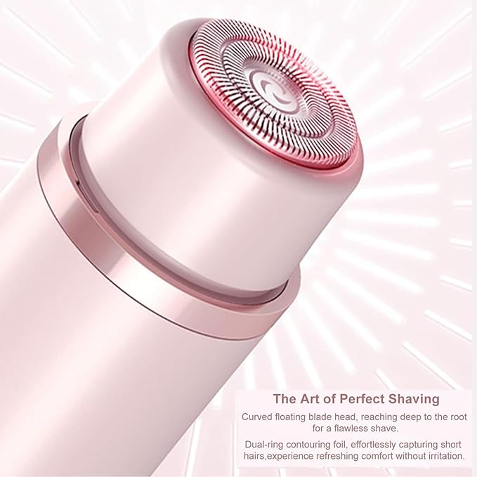 Dermave Bikini Shaver,2025 New Dual Head Shaver Women, 2 in 1 Wet & Dry Waterproof Electric Bikini Trimmer for Women,Purple