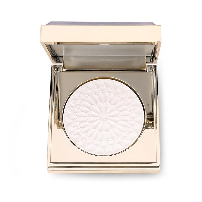 Face Highlighters Exquisite 3D Texture Luminizers Palette, Shiny Holographic Contour Makeup Illuminator Highly Pigment for Body Cheek Eyebrow Nose Chin Lip Glossy Shimmer Contouring Palette