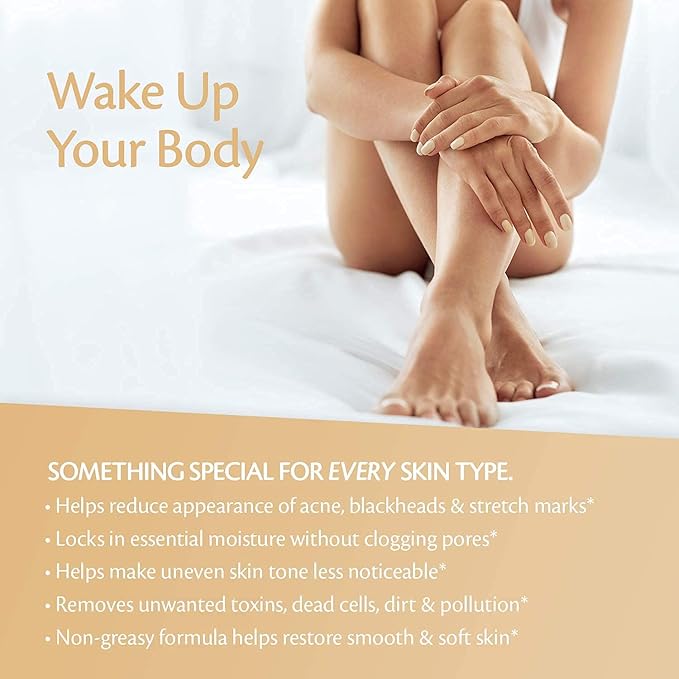 Arabica Coffee Scrub for Hands, Feet, and Body, Exfoliating Scrub with Collagen and Stem Cells, Face Cleanser for Cellulite, Fine Lines, and Stretch Marks, 12oz (1 Pack) by M3 Naturals