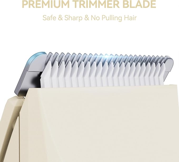 3-in-1 Electric Razor for Women - Waterproof Bikini Trimmer,Rechargeable Electric Shaver for Lady,Pubic Hair Trimmer Women,Personal Trimmer Groomer for Body Hair (Cream, LY-2)