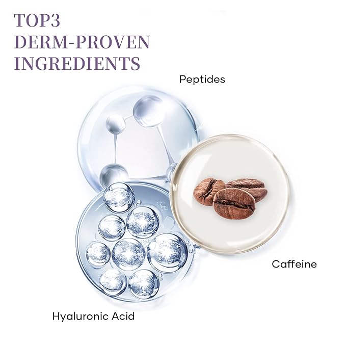 Eye Cream for Wrinkles and Fine Lines Microcurrent Massage Anti-wrinkle Eye Cream Anti Aging 0.5 fl oz