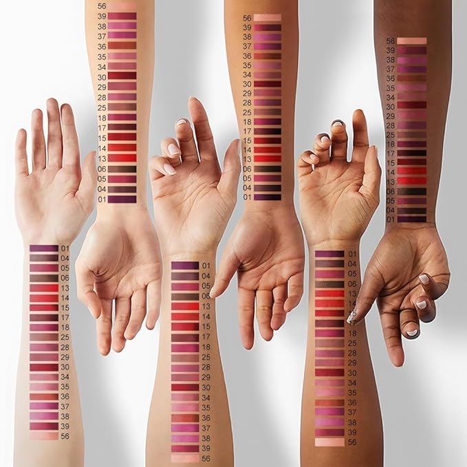 evpct 1Pcs Mauve Matte Lip Liner Stain Liquid Lipstick Makeup Set for Women, Mauve Lip Stick Liner Combo Long Lasting Waterproof, labiales matte mate larga duracion Long Wear 24 hours Lipstick, 34