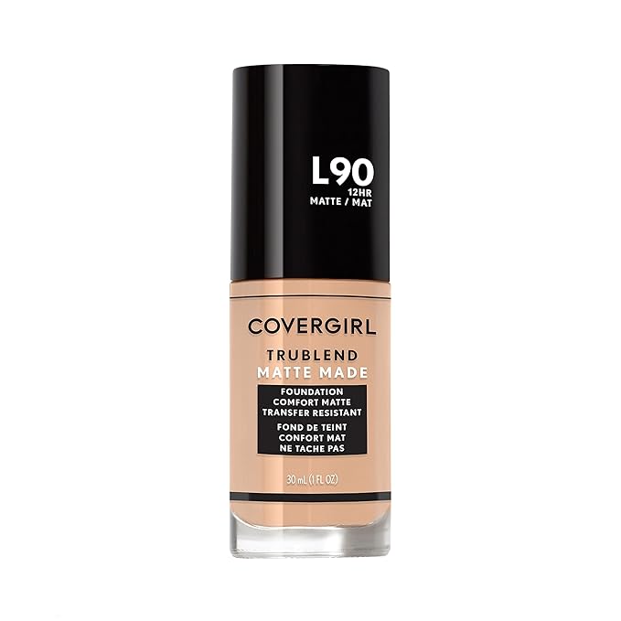 COVERGIRL TruBlend Matte Made Liquid Foundation, Classic Beige, 1 Fl Oz (Pack of 1)