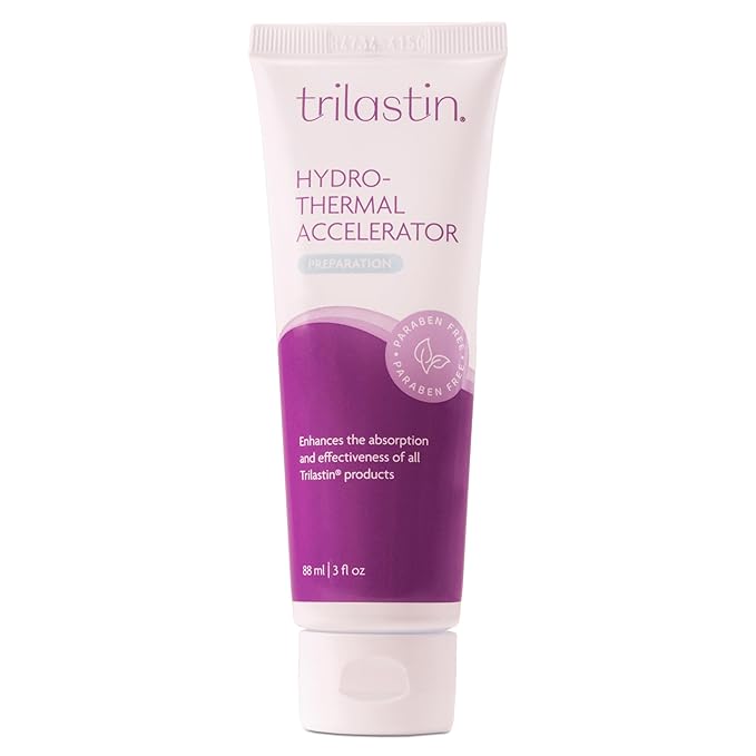 TriLASTIN Hydro-Thermal Accelerator - Moisturizer (3oz / 88ml) | Vitamin-Infused Skin Serum | Pregnancy and Postpartum Skin Care for Stretch Mark Prevention | Hypoallergenic and Paraben-Free Formula