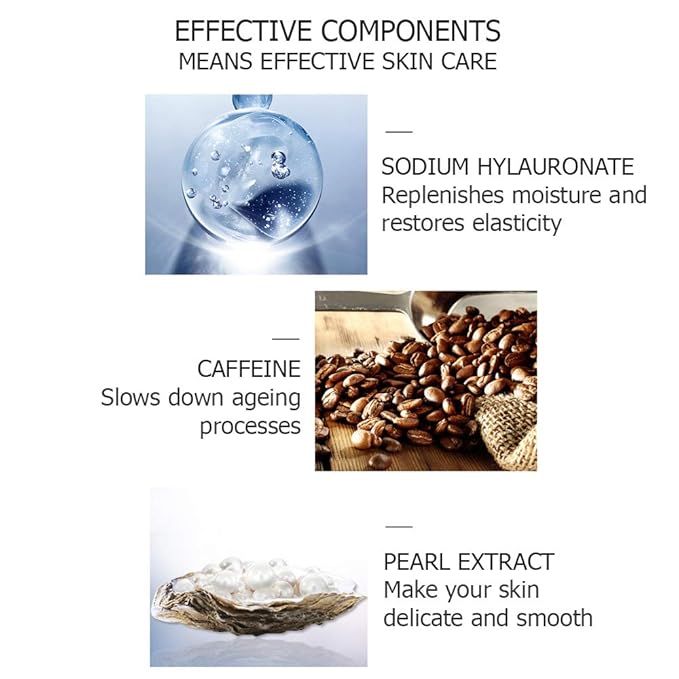 VENZEN Advanced Elastic Delicate Pearl Eye Essence Eyes Blooming Moving Smooth Moisturizing Massaging Tool