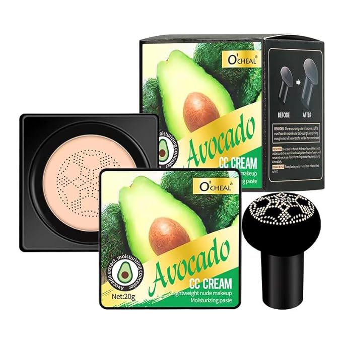 Mushroom Head Air Cushion BB Cream Foundation Cream for Face Makeup Concealer Cushion for Face Comestics Make Up Cushion Compact Natural
