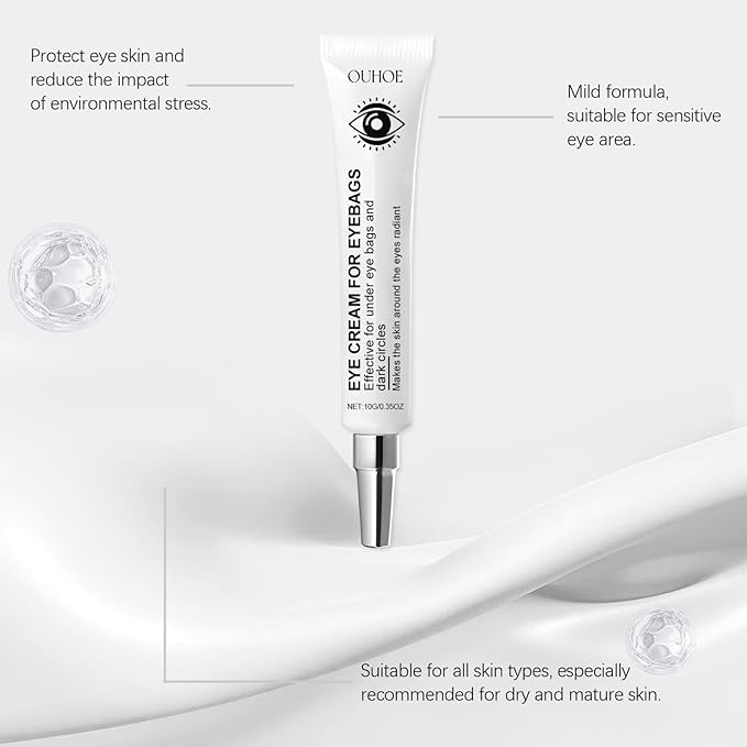 Eyephalt Eyebag Cream for Puffiness, Dark Circles & Fine Lines, Wrinkle, Anti-Aging Under Eye Moisturizer