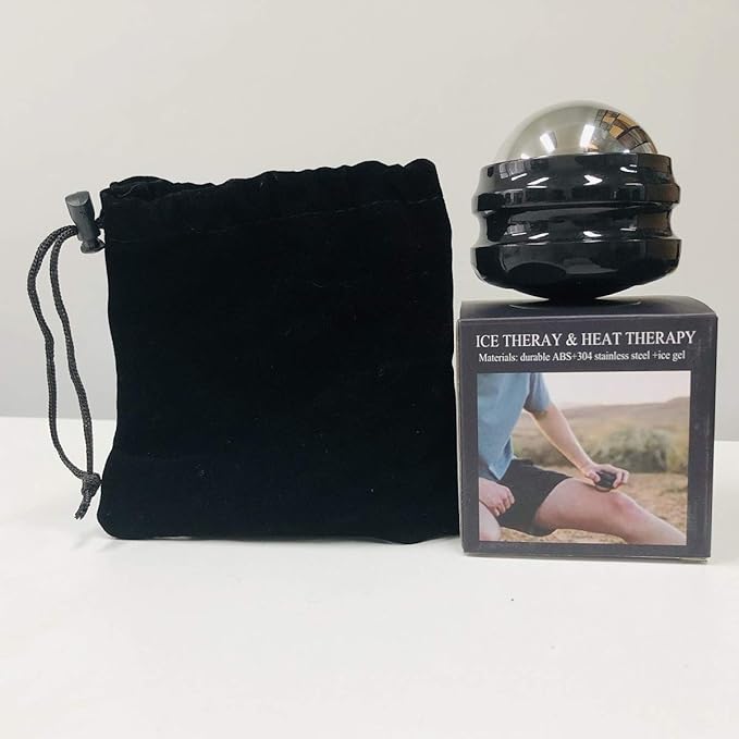 Cold Massage Roller Ball - Gifts for Men Women Teens Boys，Stays Cold for 6 Hours, Home Office Travel Essentials,Sports Fitness Relaxations Gift,Rapidly Relieve Muscle Pain and Tension