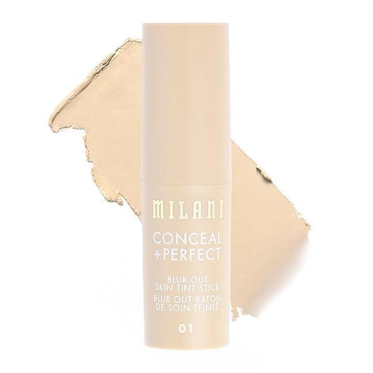 Milani Conceal + Perfect - Skin Tint Stick, Blur Out Tinted Moisturizer Makeup, Shade 001