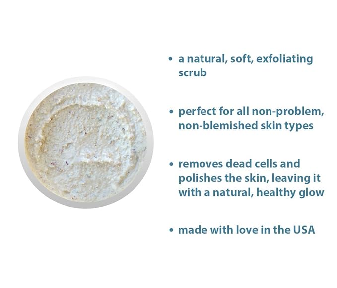 RAYA Almond Honey Facial Scrub (106) | Natural Exfoliating Facial Scrub for Non-Blemished Skin | Polishes, Softens, and Creates a Glowing Complexion