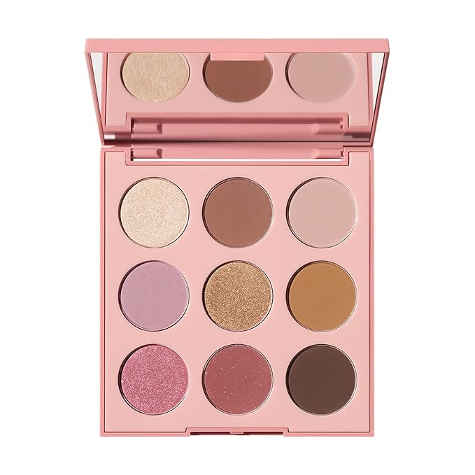Morphe 9G Sunrise Glow Artistry Palette - Warm & Rosy Neutral Makeup Palette with Matte & Shimmer Finishes - Highly Pigmented Eye Makeup with a Blendable & Buildable Formula (0.35 oz)