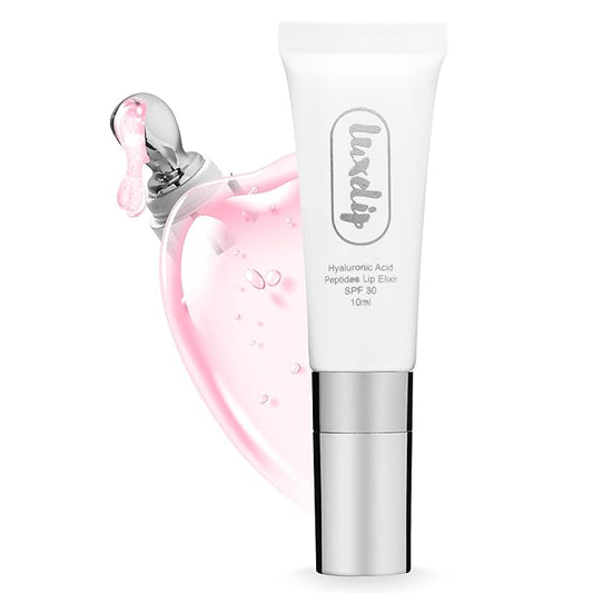 Tinted Lip Balm Elixir for OIder Women, Hydrating Vegan Lip Care with Sheer Color & Moisturizing Glow – Non-Sticky Nourishing Lip Treatment for Soft, Smooth Lips (Raspberry 10ml)