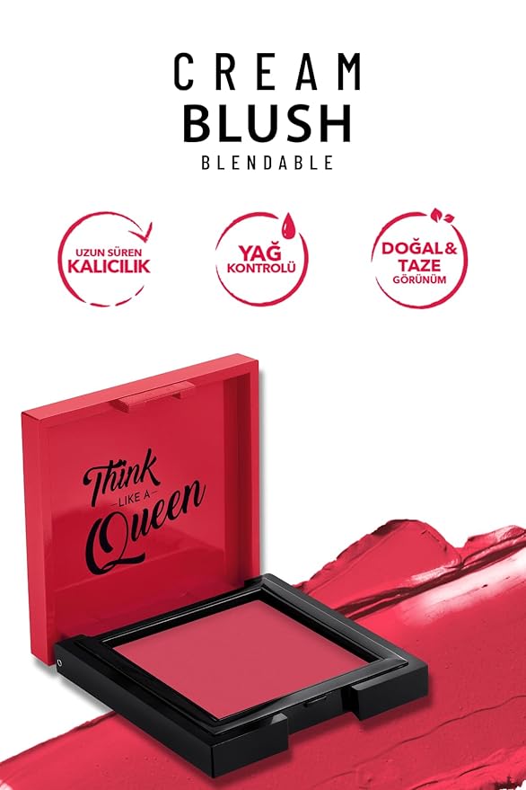 Pastel Cream Blush 48 | Fresh | Healthy & Natural Look | Ligh Weighted Formula | Sebum Control Richly Pigmented | Easily Blendable | Long Lasting | Semi Matte | 0.18 oz.