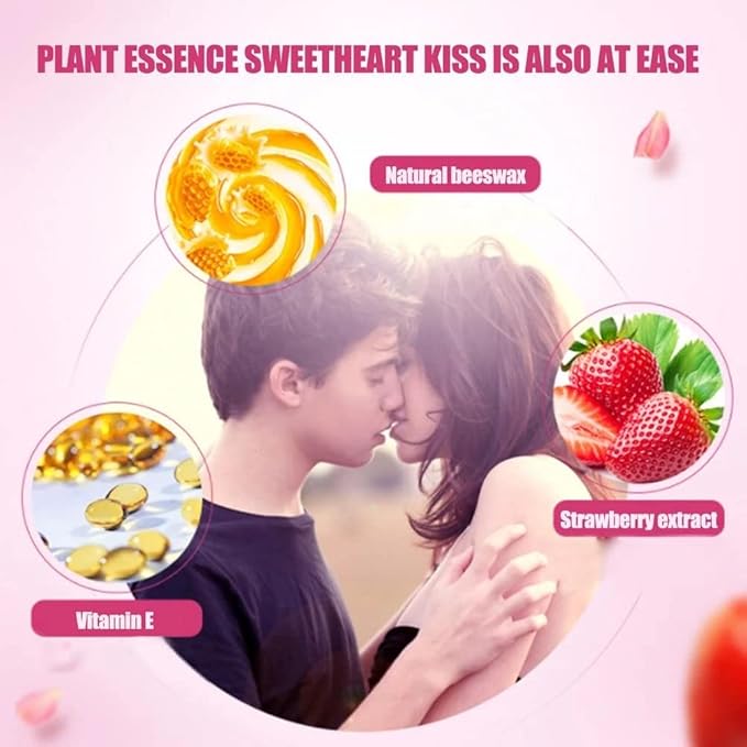 2Pcs Strawberry Vitamin E Lip Masks，Lip Balm Honey Pot，Hydrating & Prevention Dry and Cracked Lip Scrubs Exfoliator，Lip Sleep Mask Reduces Lip Lines，Lip Exfoliating Balm Sleeping Lip Mask