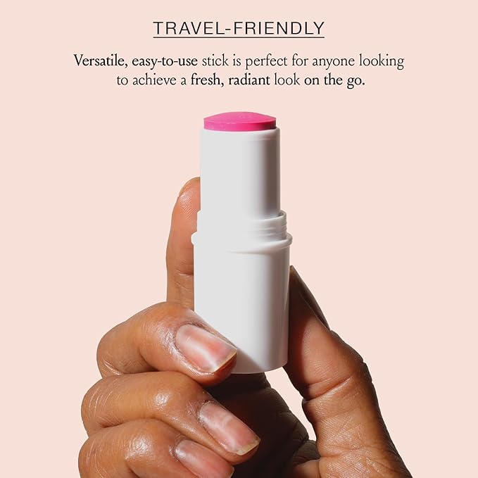 Boomstick Peony Pink ™ - Multistick for Cheeks & Lips - Vegan, Cream Blush Stick & Lipstick - Makeup for Older Women & Mature Skin Boom Stick By Cindy Joseph