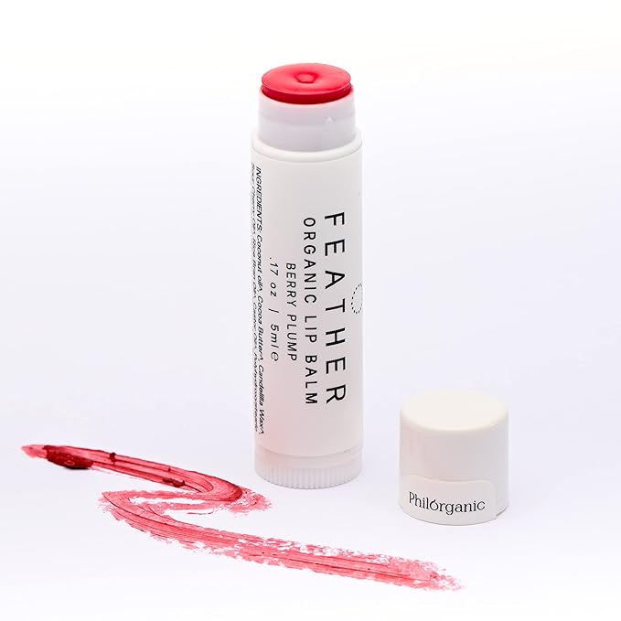 Philorganic Sustainable Lip Care Kit- 4 Pc Organic Gift Set Includes Lip Scrub, Mask, & 2 Balms - Self-Care Spa Moment or Gift - Small Batch USA Made