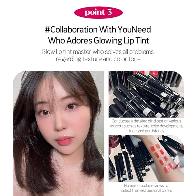 ETUDE Over Glowy Lip Stain Tint #4 Milk Brew | Non-Sticky Vegan Lip Tint | Moisturized & Long-lasting Lip Gloss | Daily Lip Stain for Dry Lips, Korean Makeup, K-beauty