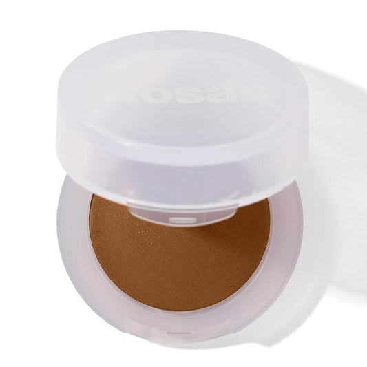 Kosas Mini Cloud Set Face Setting Powder - Smoothing Shine Control, Soft, Sheer Setting Translucent Makeup Finish, Portable & Long-Lasting (Silky)
