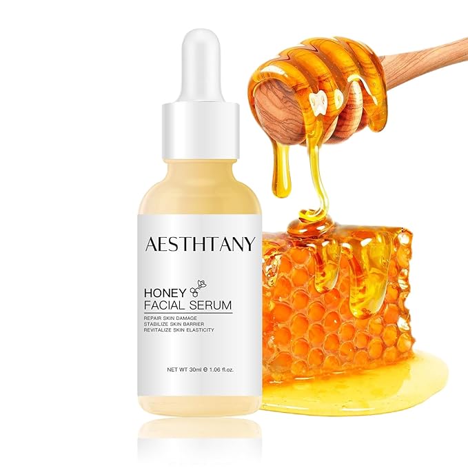 Honey Hyaluronic Acid Face Serum, 30ml / 1.06 fl.oz | Honey Purity 30% | Vit E - Anti Aging Facial Serum for Skin Care | Face Serum for Women | for All Skin Type