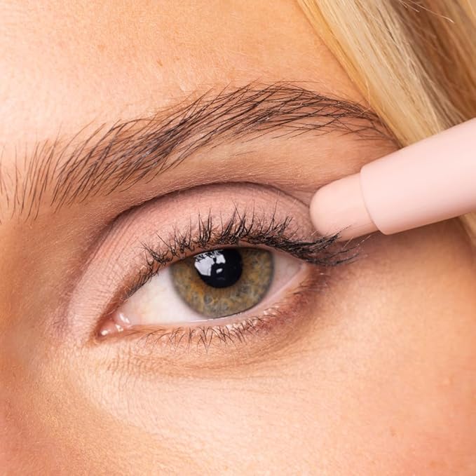 Palladio Waterproof Eyeshadow Stick with Blending Sponge, Long Lasting & Effortless Application, Smudge Free & Crease Proof Formula, Matte & Shimmer Shades, Buildable Eye Shadow (Matte Rose)