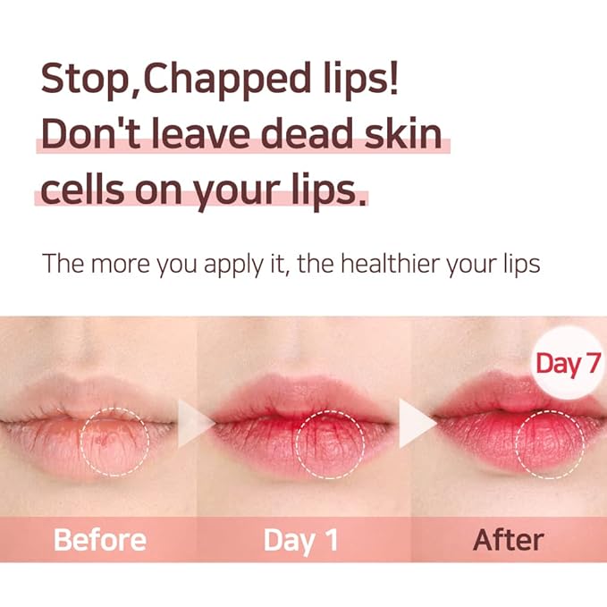 NATURAL SHINE Lux Triple Lip CURE Balm PURE | Chapstick Hydration and Exfoliator | Overnight Lip Treatment Care Deep Nourishing for Dry Cracked Chapped Lips (0.17oz)