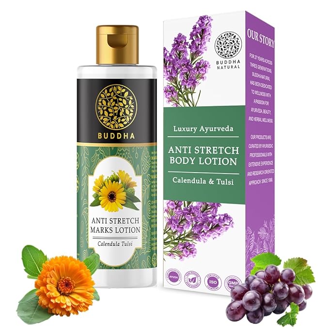 Anti-Stretch Marks Body Lotion - Reduce Visible Stretch Marks - 100% Natural (150 Ml (Pack Of 1))