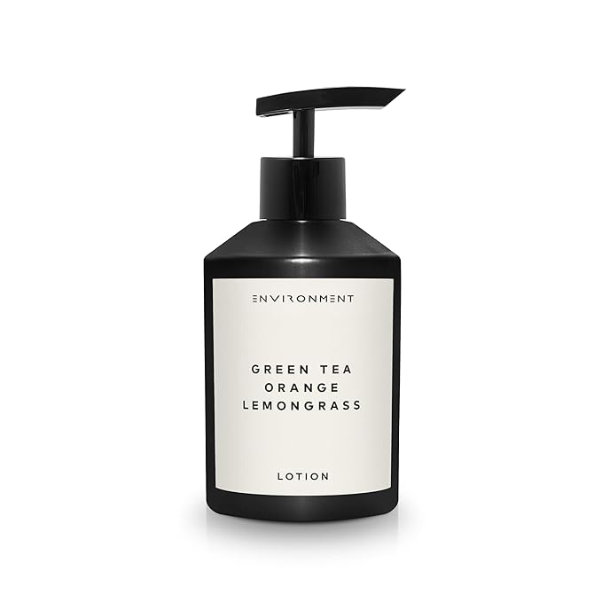 ENVIRONMENT Inspired by 5-Star Hotels DBCH Lotion, 300ml Luxury Scented Lotion (Green Tea | Orange | Lemongrass) Bathroom Luxury, Men & Women High-End Body Lotion, Hand Cream, Dry Skin Treatment
