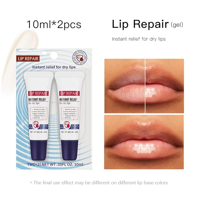 Lip Repair Gel, Moisturizing Lip Repair Soft Moisturizing Lip Care, Soothe & Protect Lip Balm.