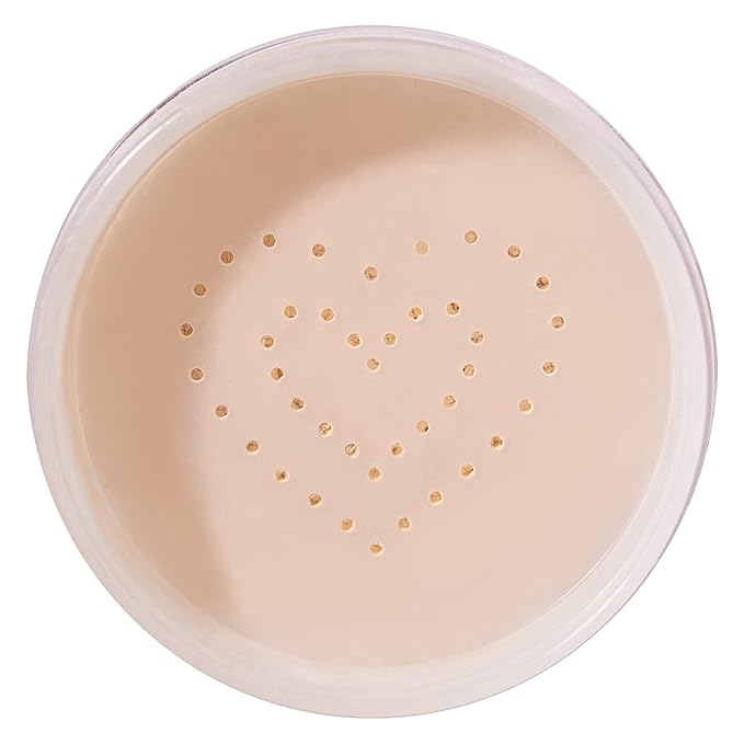 Kimchi Chic Beauty Puff Puff Pass Set and Bake Powder, Loose Face Powder with Extra Fluffy Setting Powder Puff, Soft Peach Face Makeup for Uneven Skin Tone, 04 Peachy