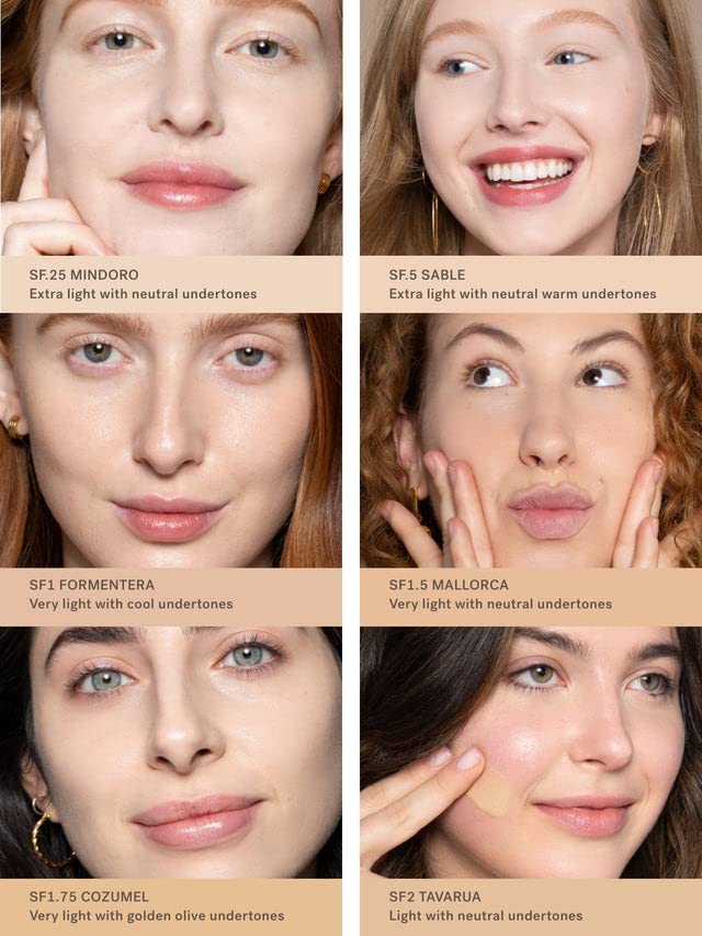 ILIA - True Skin Serum Foundation | Non-comedogenic, Cruelty-Free, Vegan, Weightless Feel, Buildable Coverage, Safe For Sensitive Skin (Mindoro SF.25)