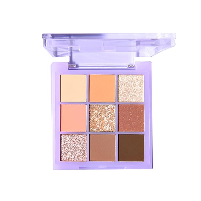 Violet Fairy 9 Color Eyeshadow Palette, Warm Neutrals (03)