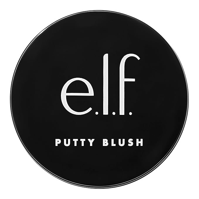 e.l.f. Putty Blush, Creamy & Ultra Pigmented Formula, Lightweight, Buildable Formula, Infused with Argan Oil & Vitamin E, Vegan & Cruelty-Free, Tahiti