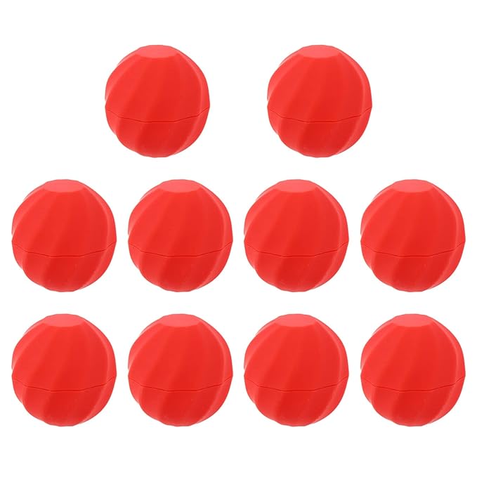 FRCOLOR Lip Balm Tubes Jar Lip Gloss 10Pcs Empty Lip Lip Balm Bottles Filling Lipstick Box Empty Lip Balm Sphere Containers Balm Sphere Containers Lip Balm Tube Refillable Lip Balm Containers