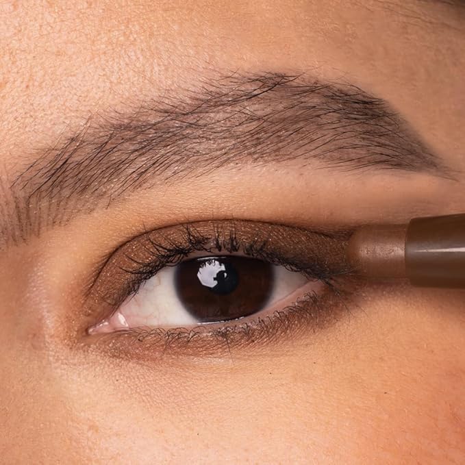 Palladio Waterproof Eyeshadow Stick with Blending Sponge, Long Lasting & Effortless Application, Smudge Free & Crease Proof Formula, Matte & Shimmer Shades, Buildable Eye Shadow (Chocolate Shimmer)